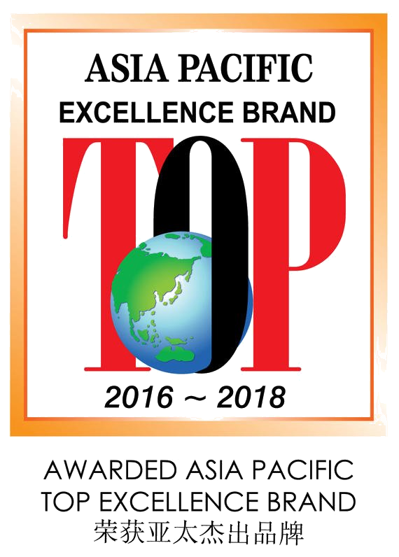 Asia Pacific Top Excellence Brand 2016–2018